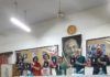 परिन्दे पत्रिका के स्त्रीकथा अंक का लोकार्पण।ममता कालिया पंकज बिष्ट सविता सिंह रश्मि रावत और शिवदान सिंह भदौरिया।